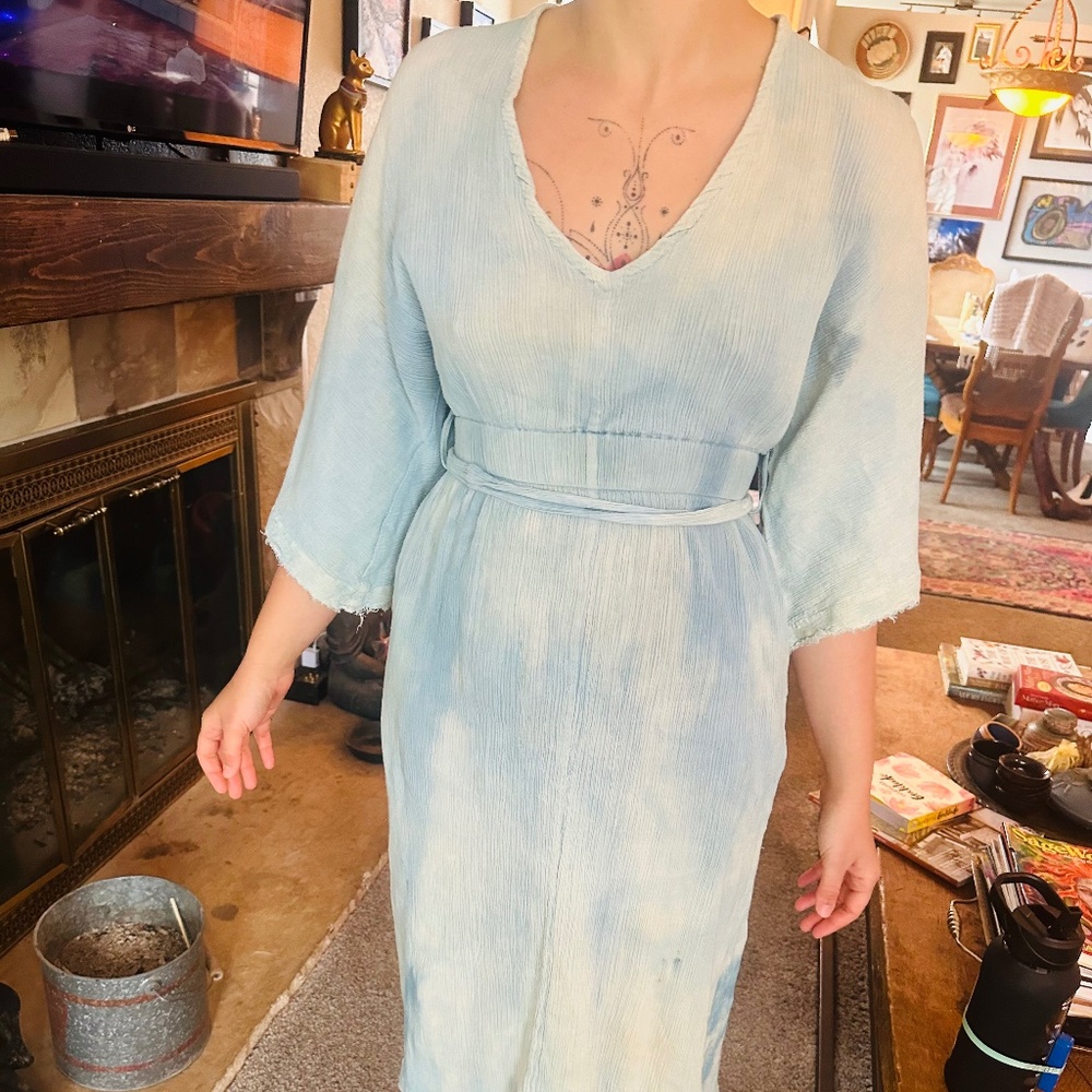 Natural Dyed, small batch, Indigo Dress